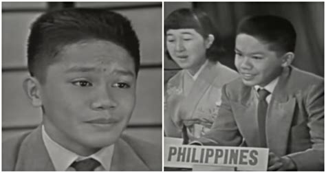 This young Filipino speaker from the 1950s has a timeless .